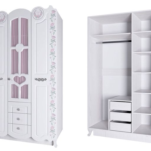 Трёхстворчатый шкаф «Розалия 25»